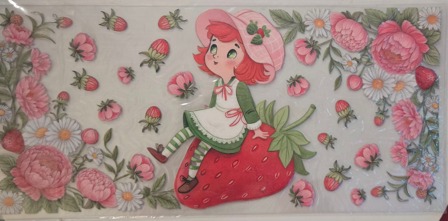 Strawberry Shortcake, strawberries, strawberry Ice cream & Rainbow Brite