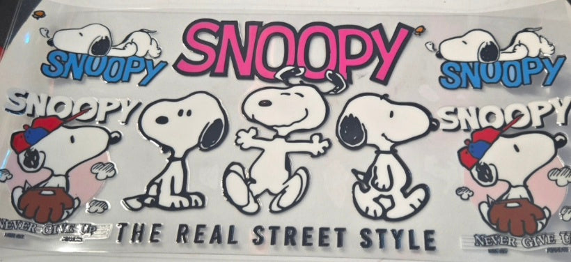 Snoopy Charlie Brown UV DTF Wraps