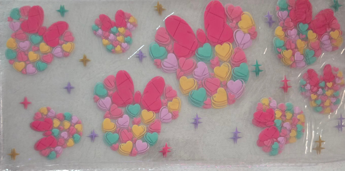 Mickey/ Minnie Mouse, Pooh Bear UV DTF Wraps