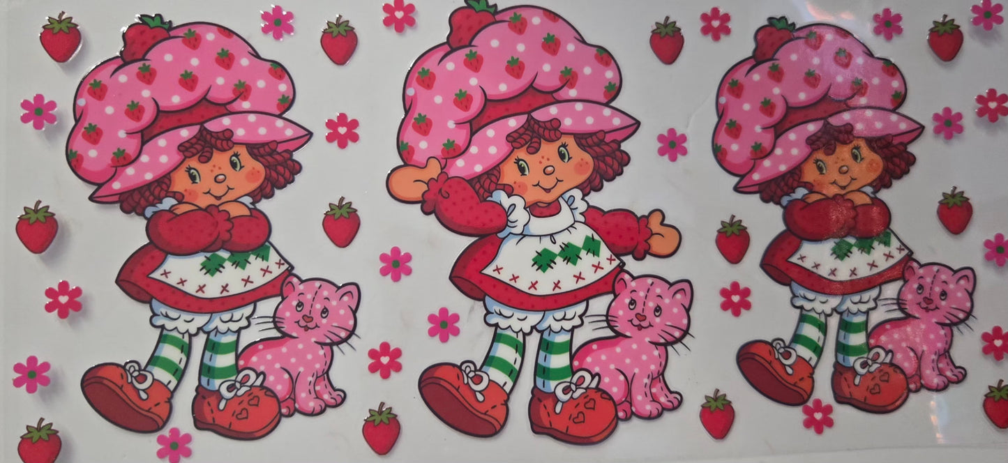 Strawberry Shortcake, strawberries, strawberry Ice cream & Rainbow Brite