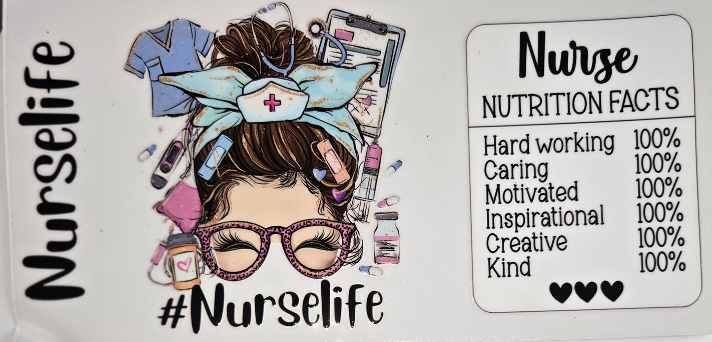 Autism/Cancer & Nurse UV DTF Wraps