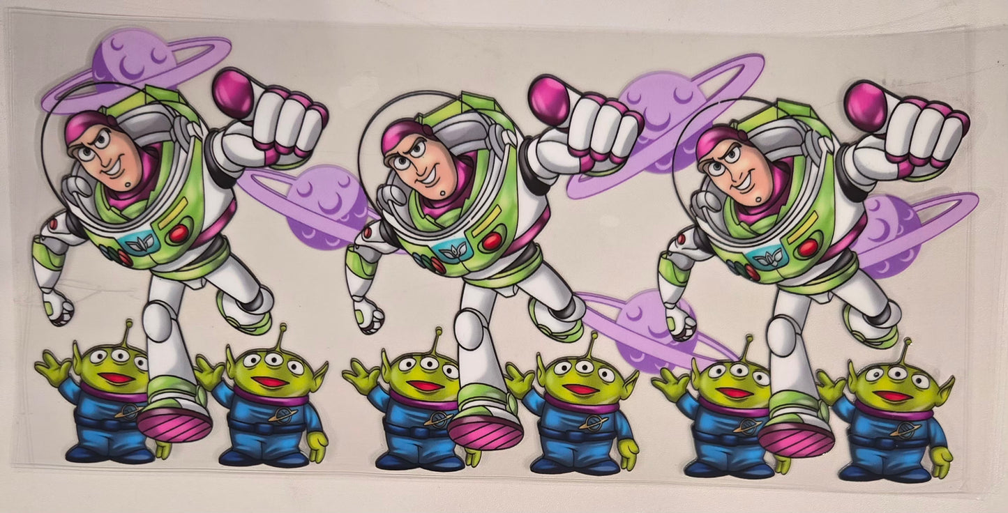Toy Story Character UV DTF Wraps