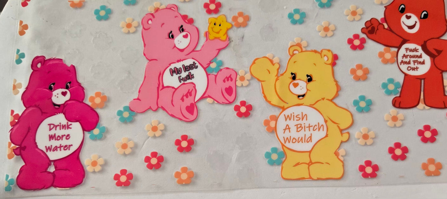 Carebear UV DTF Wraps