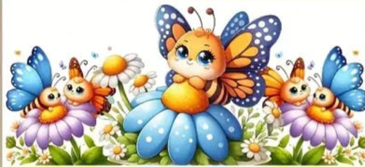 UV DTF Spring Floral Butterfly