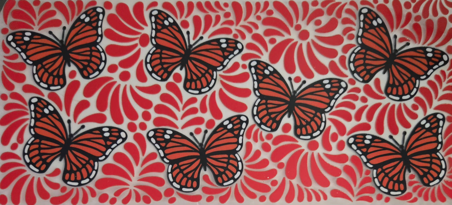 UV DTF Spring Floral Butterfly