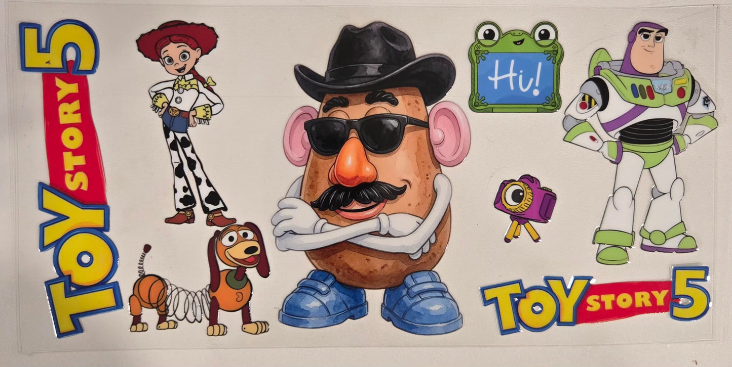 Toy Story Character UV DTF Wraps