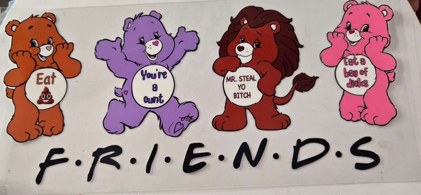 Carebear UV DTF Wraps