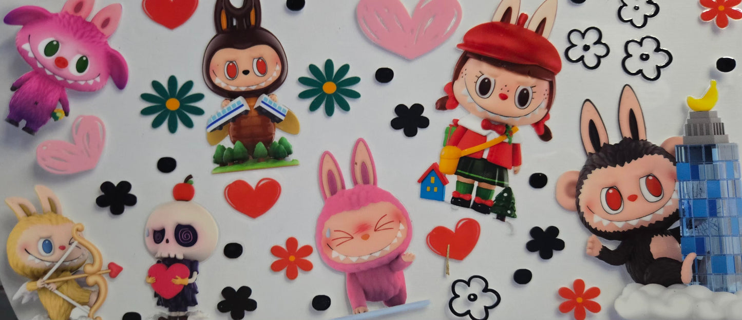 Bubu Monster UV DTF wraps