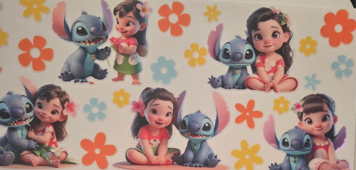 Lilo Stitch UV DTF WRAP
