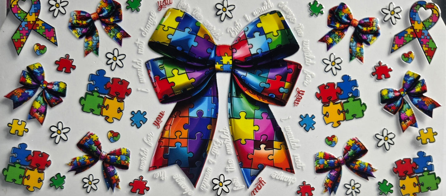 Autism/Cancer & Nurse UV DTF Wraps