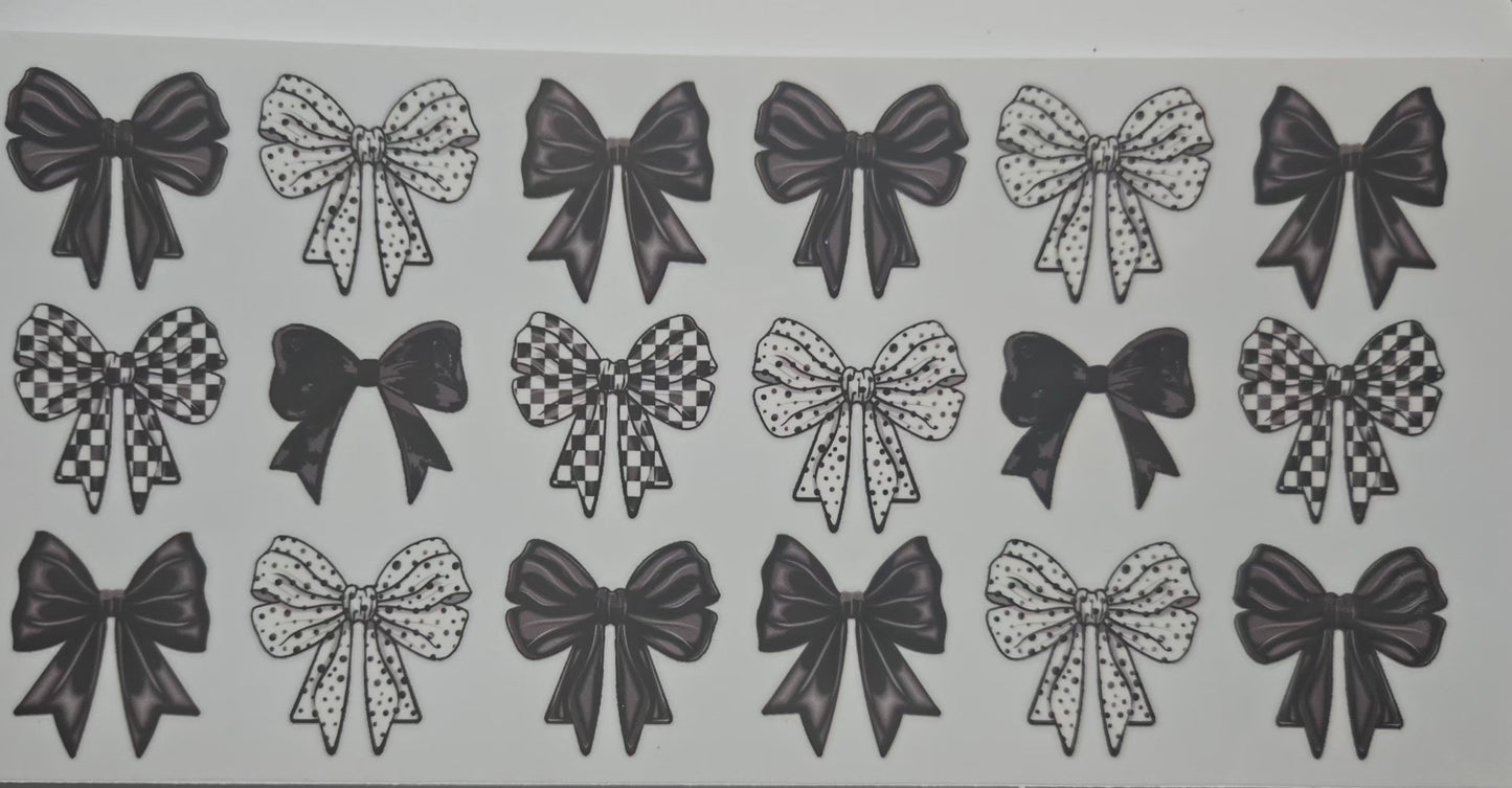 Black Bows UV DRF WRAPS  196A