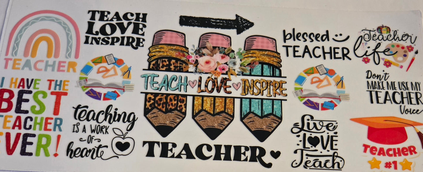 UV DTF Wraps Nurse / Teacher