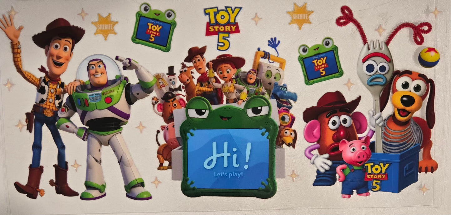 Toy Story Character UV DTF Wraps