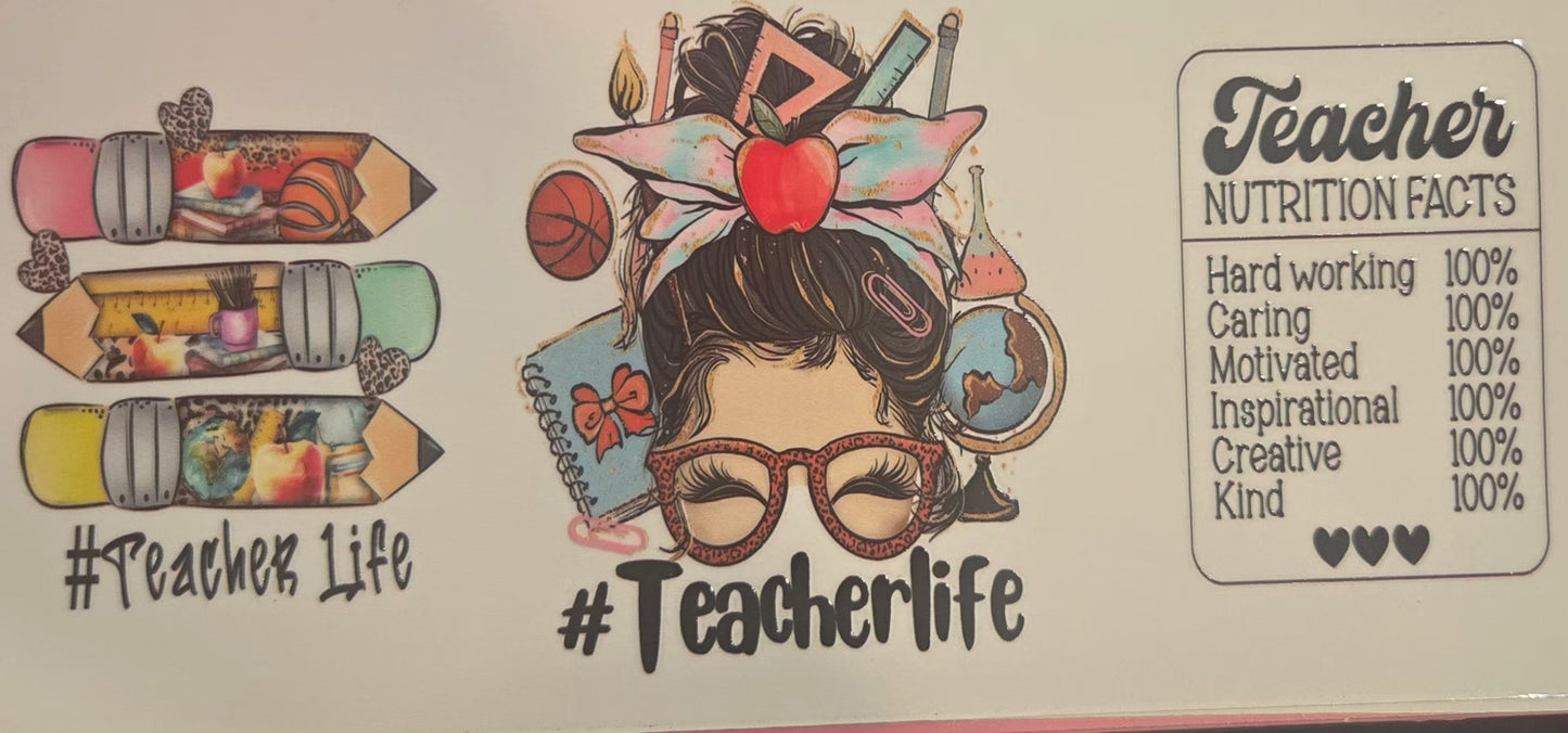 UV DTF Wraps Nurse / Teacher