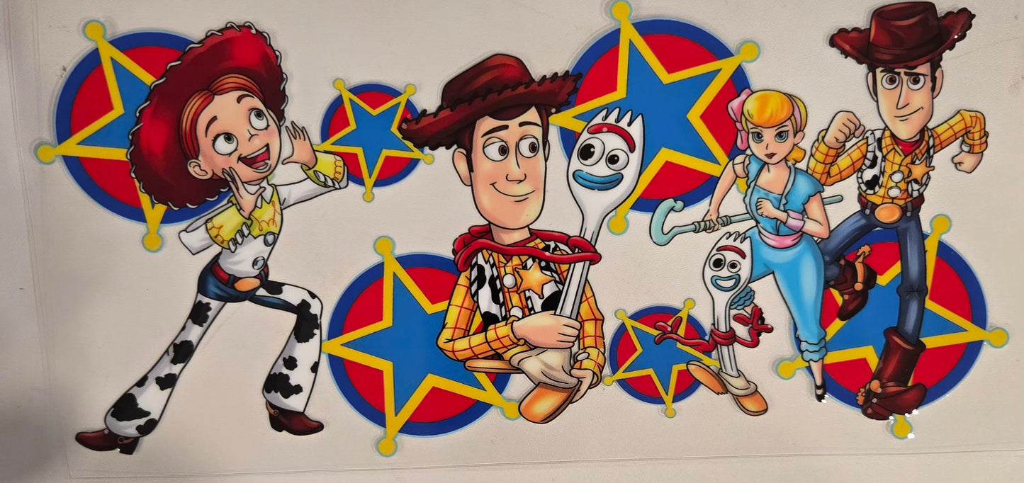 Toy Story Character UV DTF Wraps