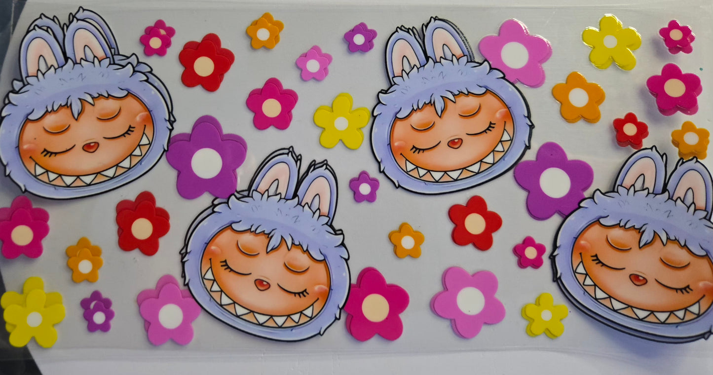 Labubu & Molly Space UV DTF Wrap