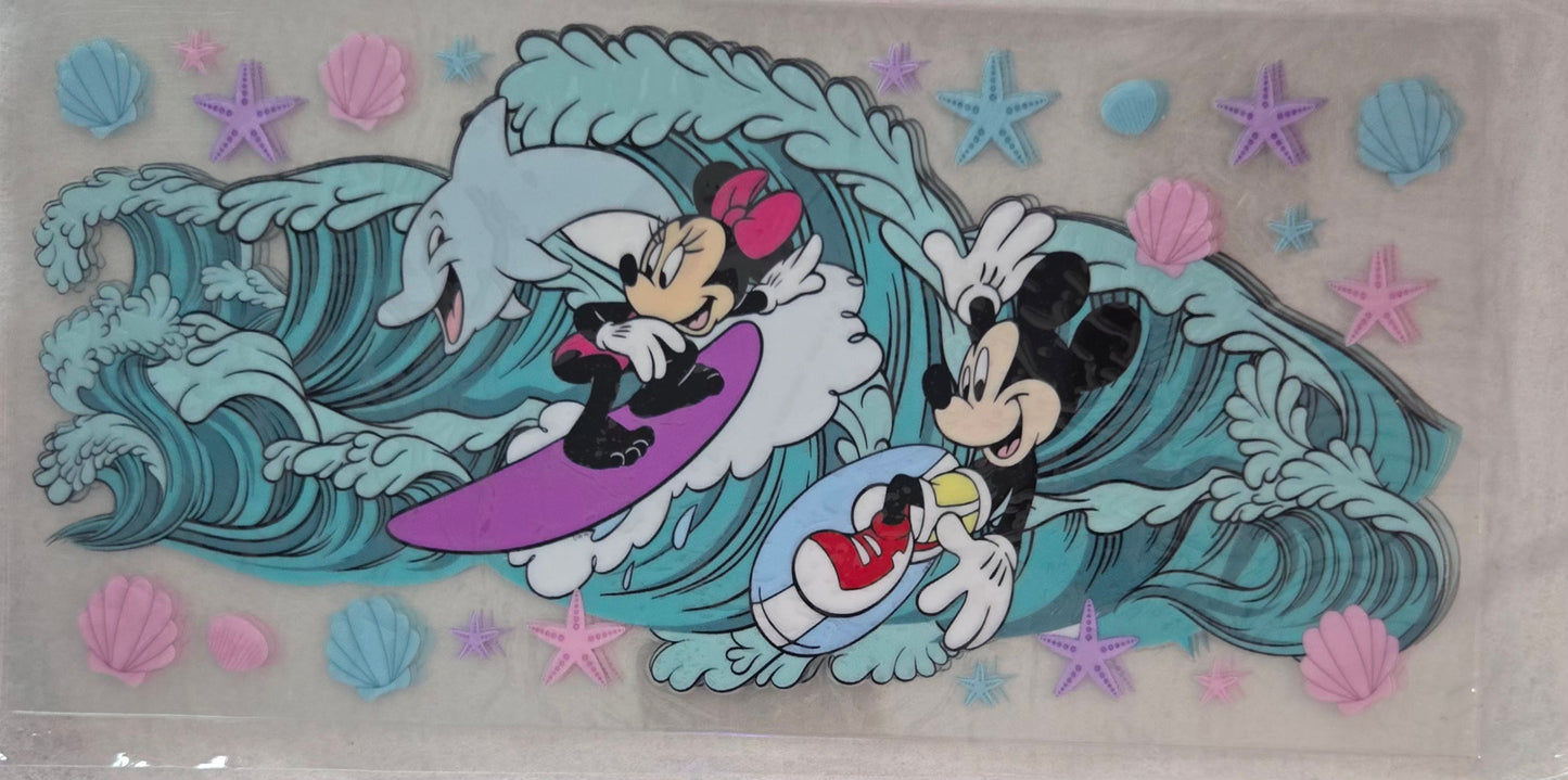 Mickey/ Minnie Mouse, Pooh Bear UV DTF Wraps