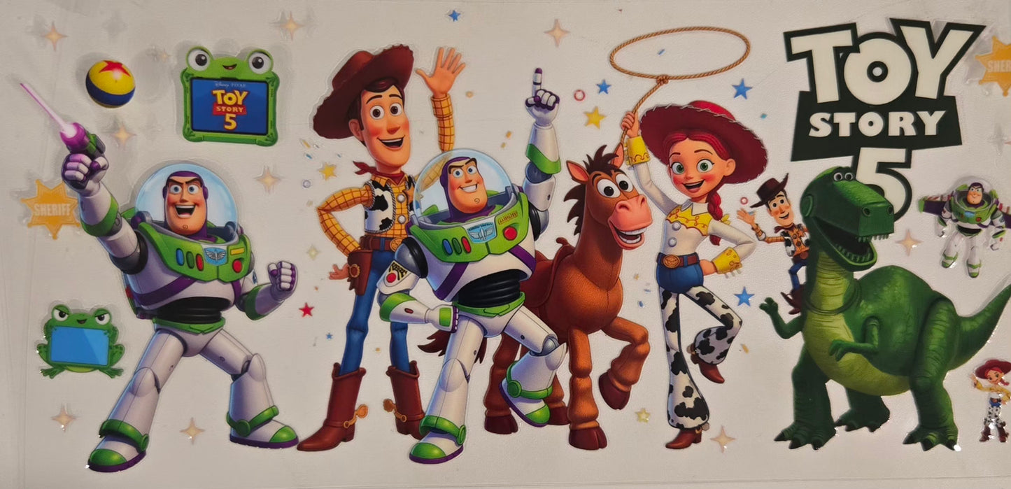 Toy Story Character UV DTF Wraps