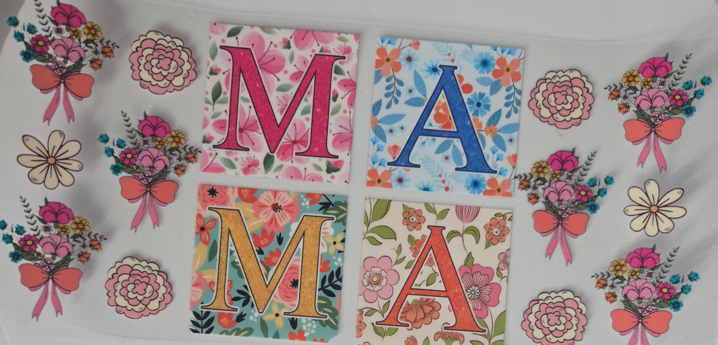 Mama/ Funny Grandma UV DTF Wraps
