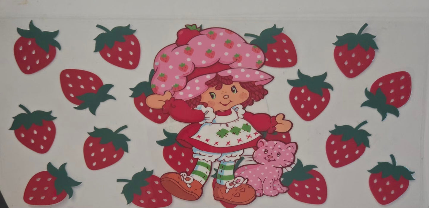 Strawberry Shortcake, strawberries, strawberry Ice cream & Rainbow Brite