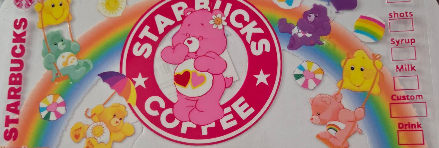 Carebear UV DTF Wraps