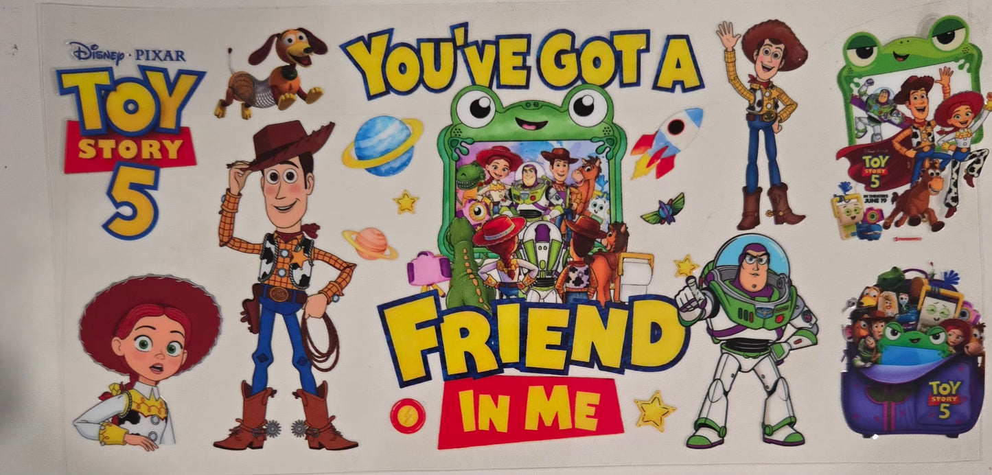 Toy Story Character UV DTF Wraps