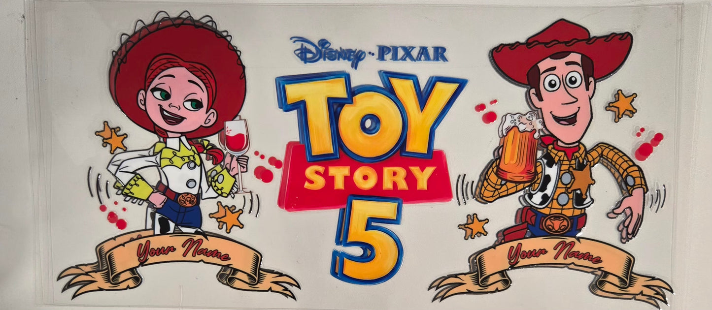 Toy Story Character UV DTF Wraps