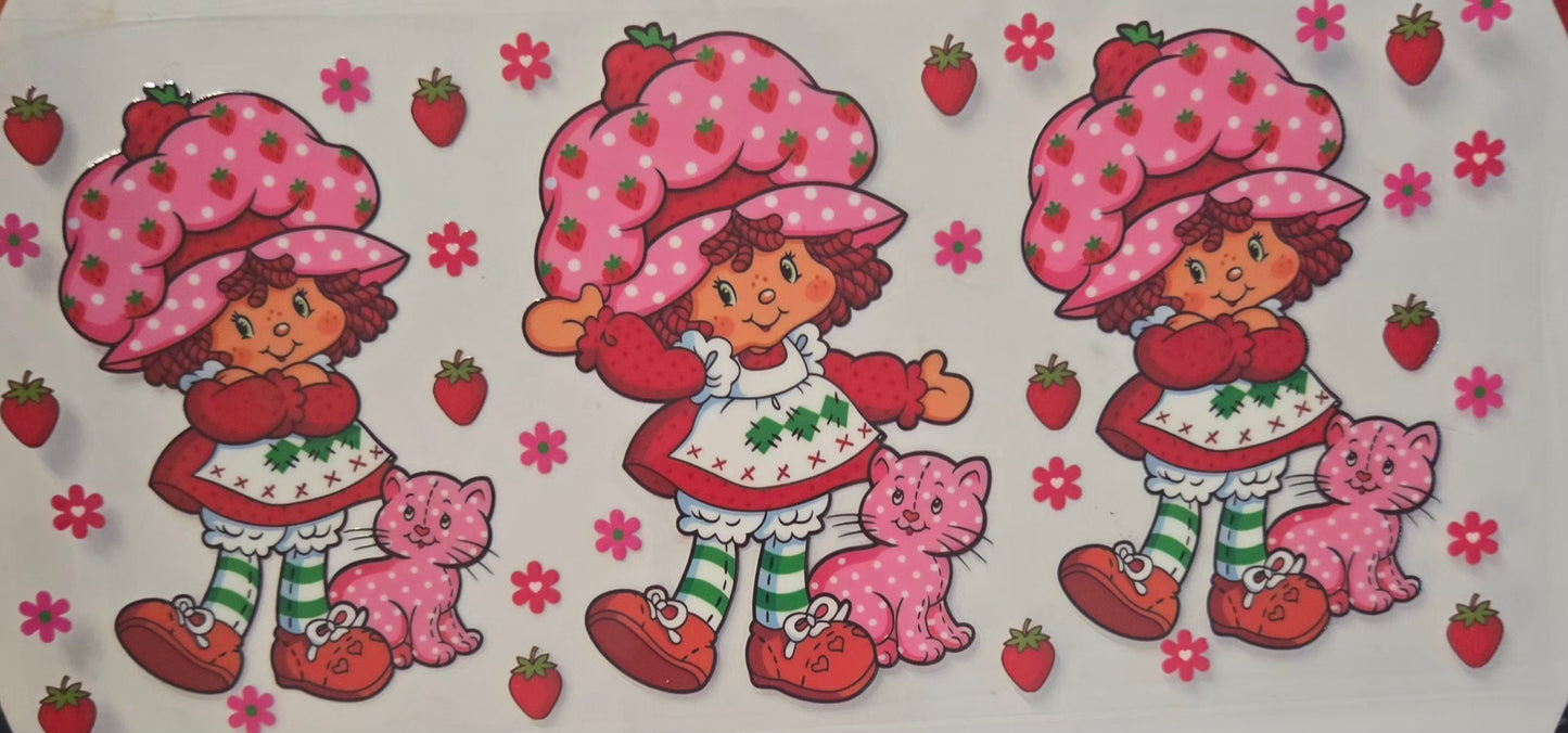 Strawberry Shortcake, strawberries, strawberry Ice cream & Rainbow Brite