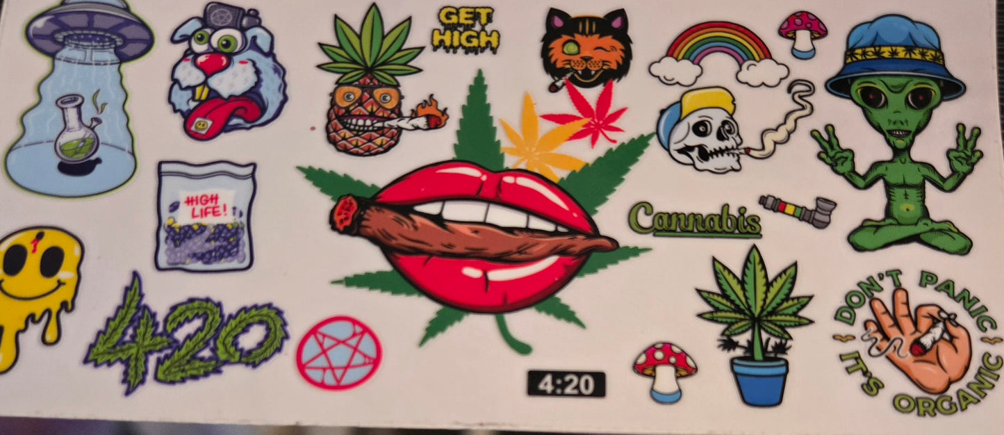 420 UV DTF Wraps