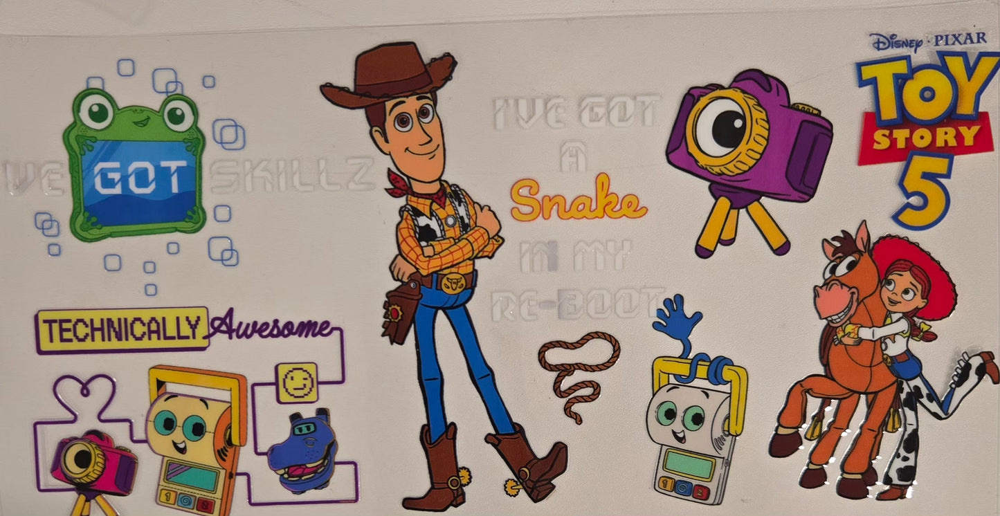 Toy Story Character UV DTF Wraps