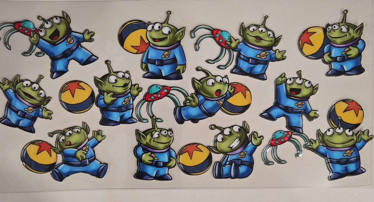 Toy Story Character UV DTF Wraps