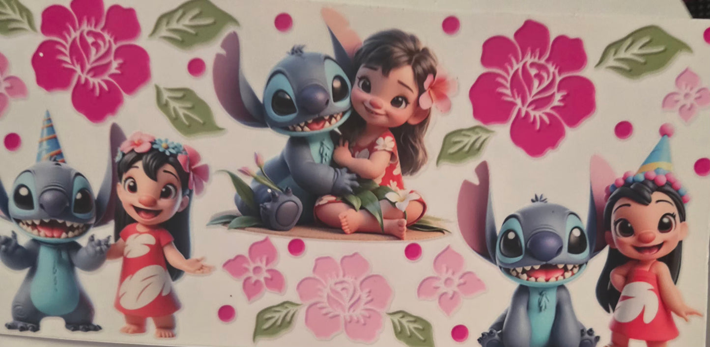 Lilo Stitch UV DTF WRAP