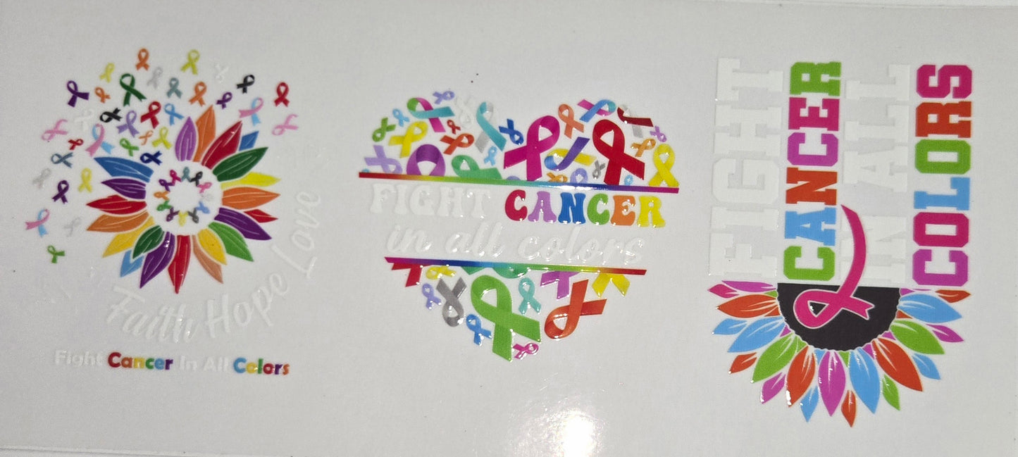 Autism/Cancer & Nurse UV DTF Wraps