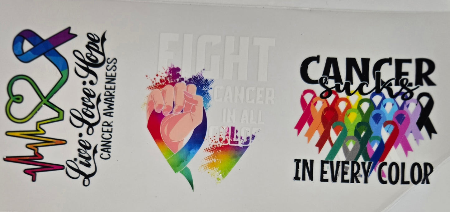 Autism/Cancer & Nurse UV DTF Wraps