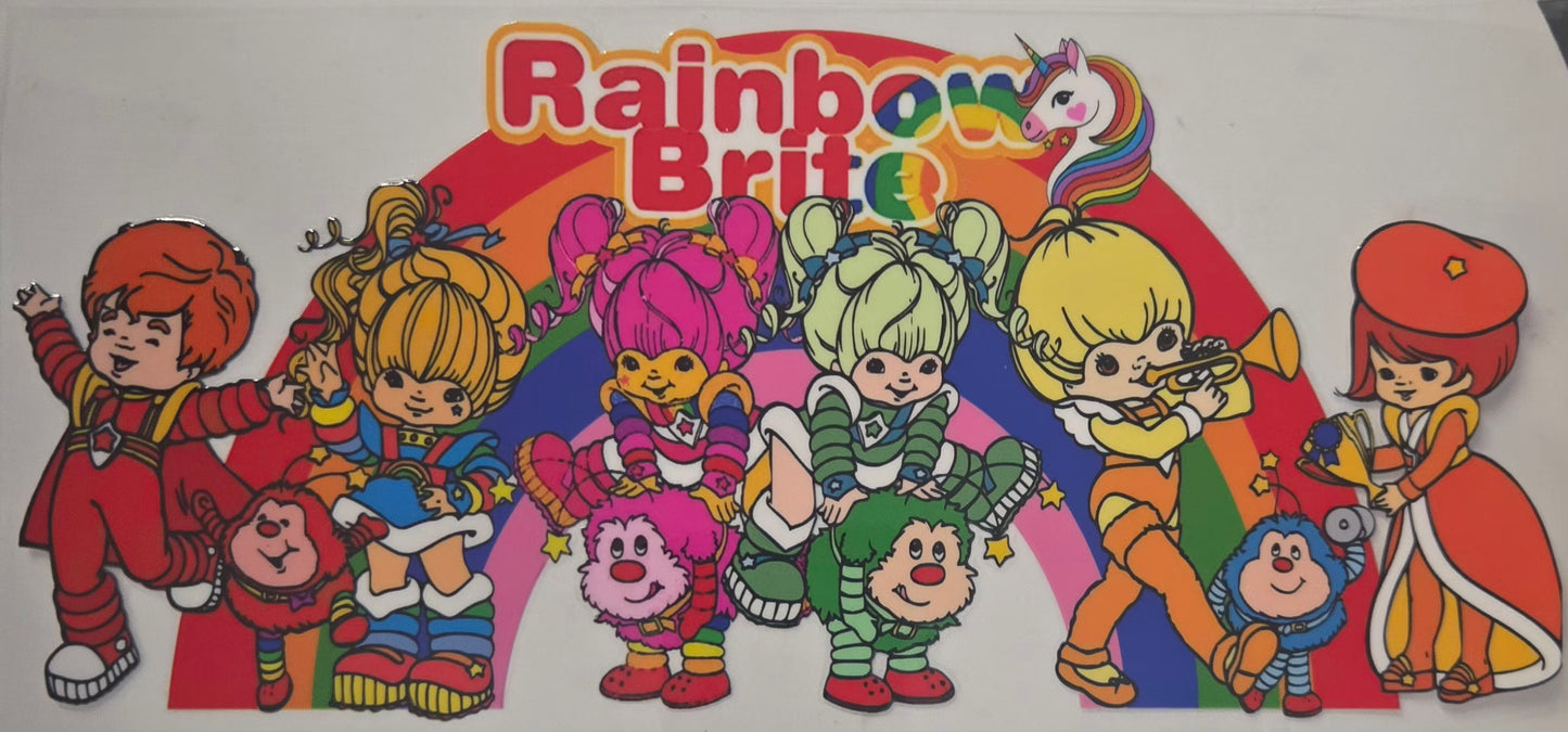 Strawberry Shortcake, strawberries, strawberry Ice cream & Rainbow Brite