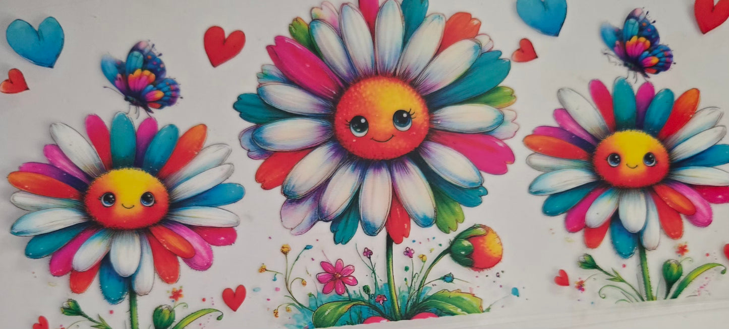 UV DTF Spring Floral Butterfly