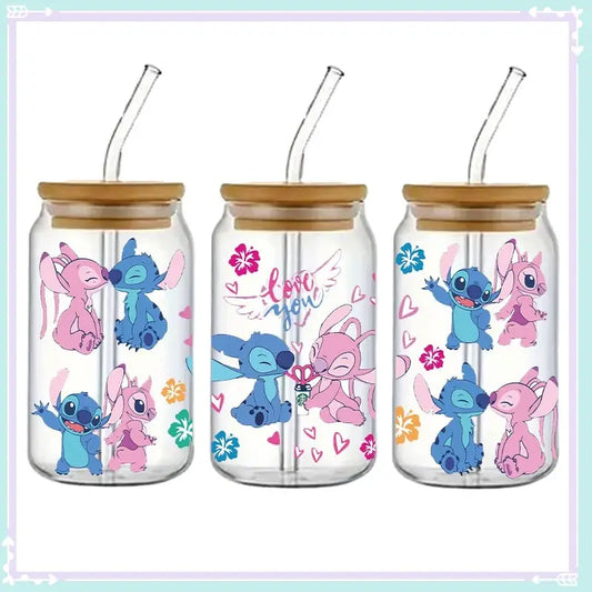 UV DTF Stitch Girl & Boy
